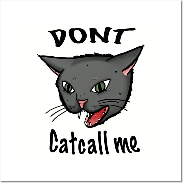 Catcall Wall Art by CutieCreep